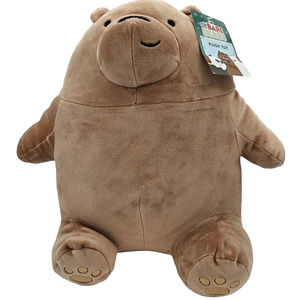 NEW We Bare Bears Grizz Bear Plush 14” Brown Grizzly Bear Cartoon Network